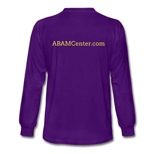 ABAM Center Men's Long Sleeve T-Shirt - purple