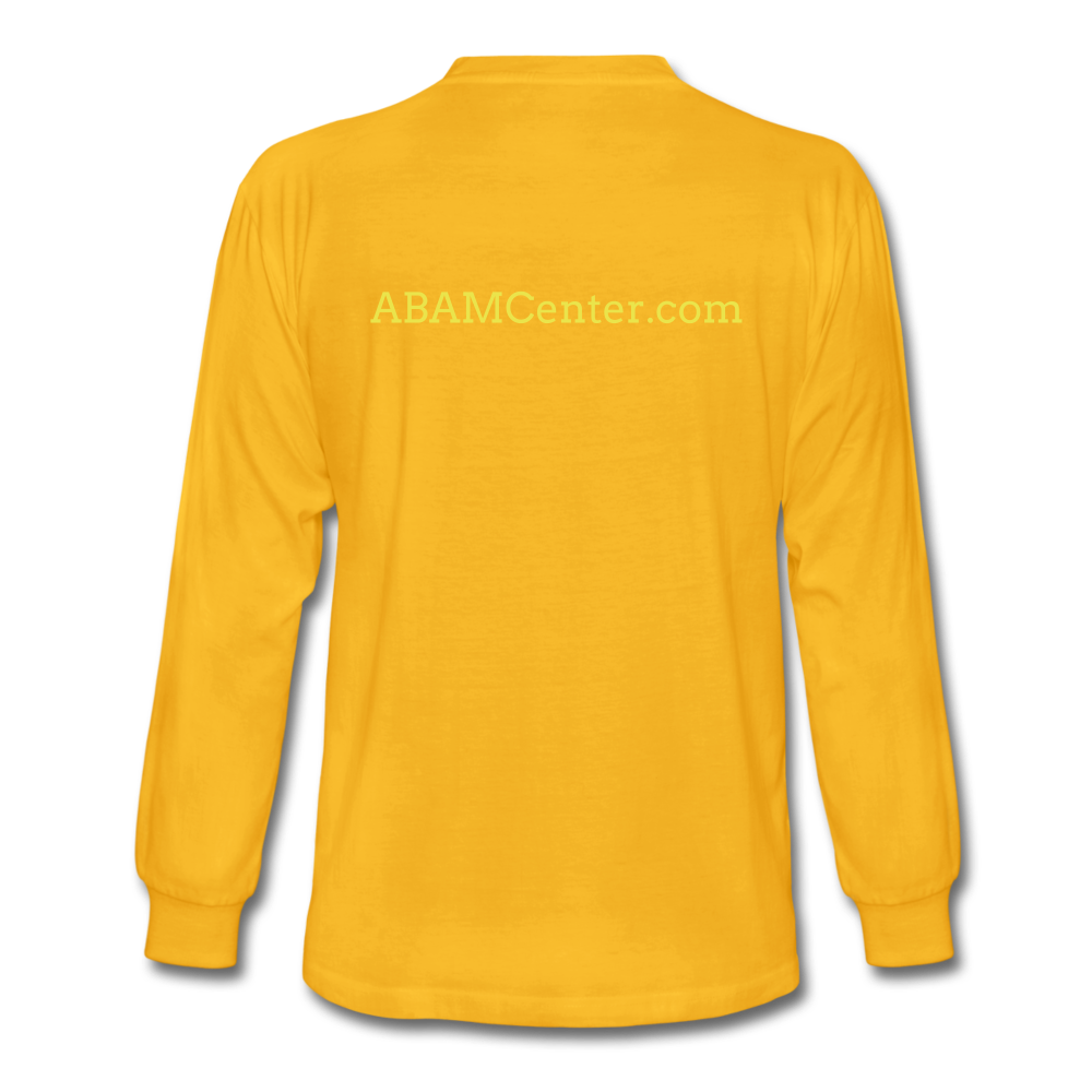 ABAM Center Men's Long Sleeve T-Shirt - gold