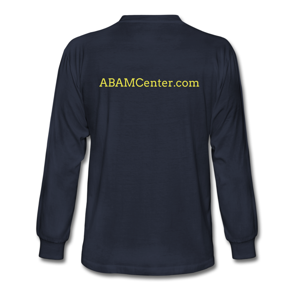 ABAM Center Men's Long Sleeve T-Shirt - navy