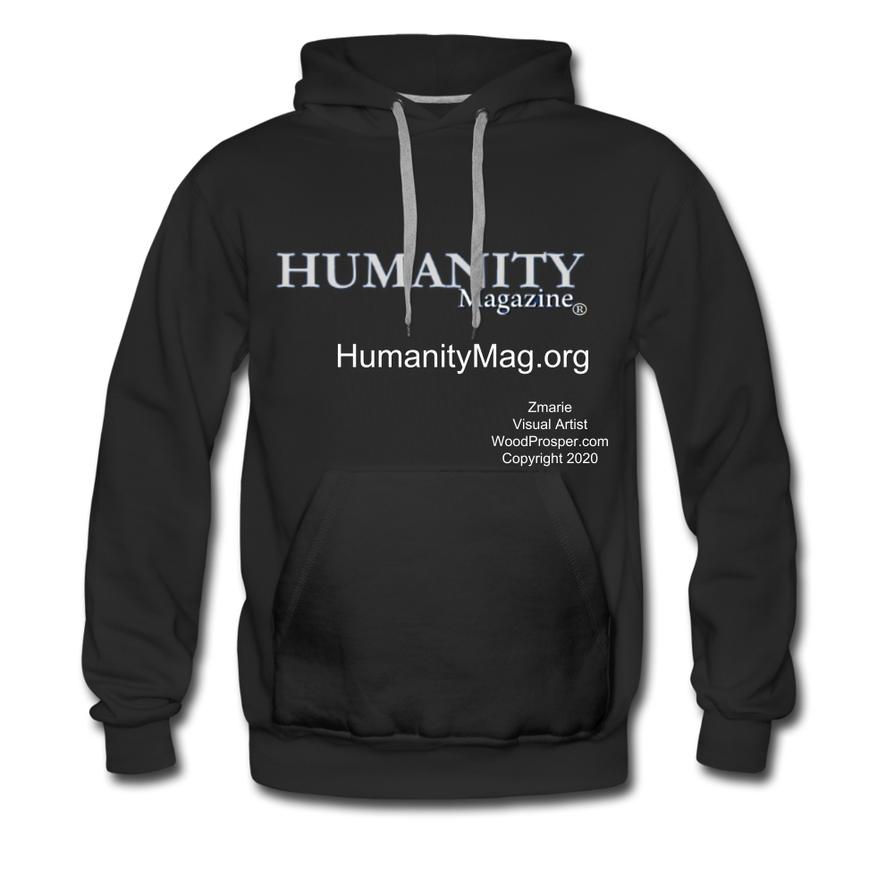 Humanity Magazine Men’s Premium Hoodie - black