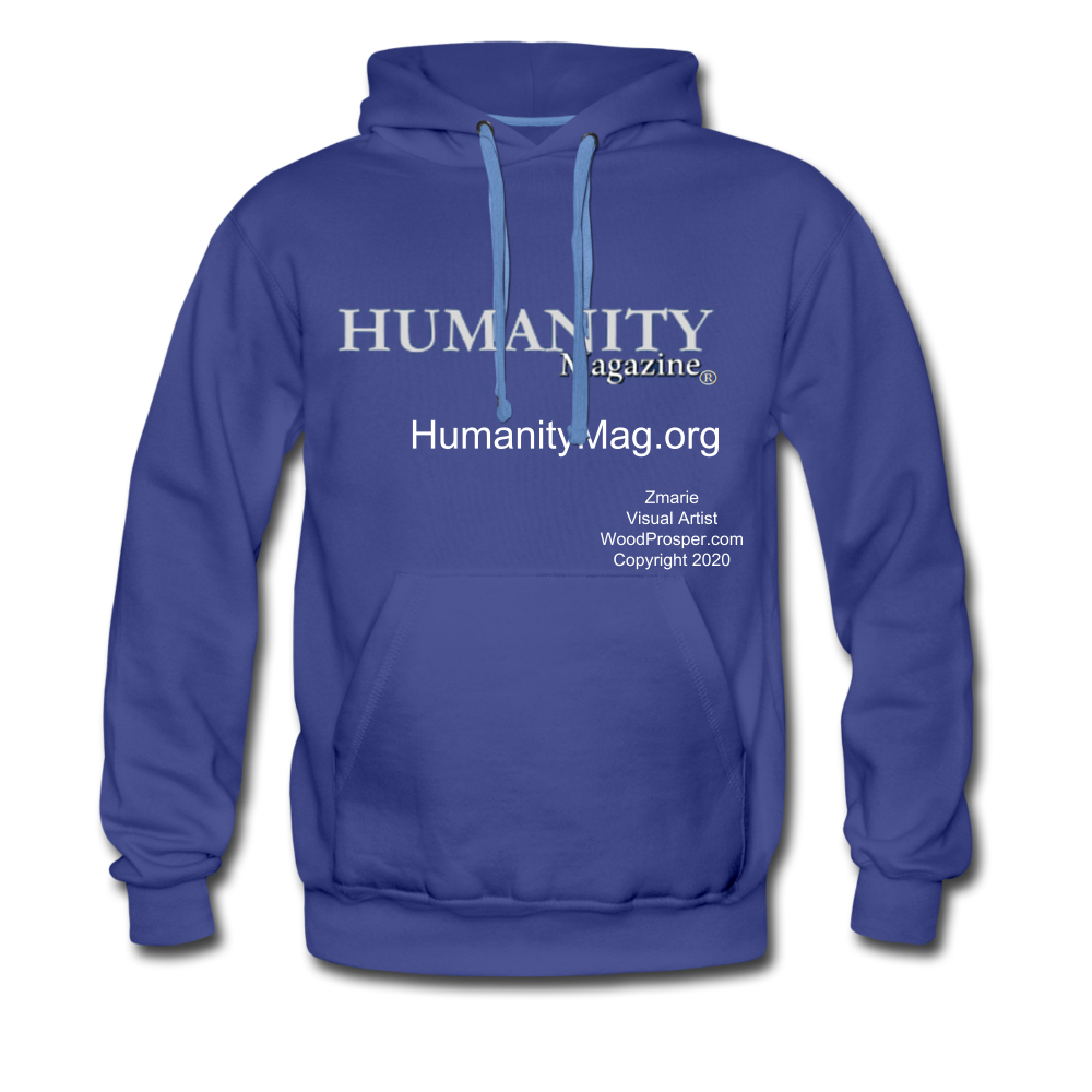 Humanity Magazine Men’s Premium Hoodie - royalblue