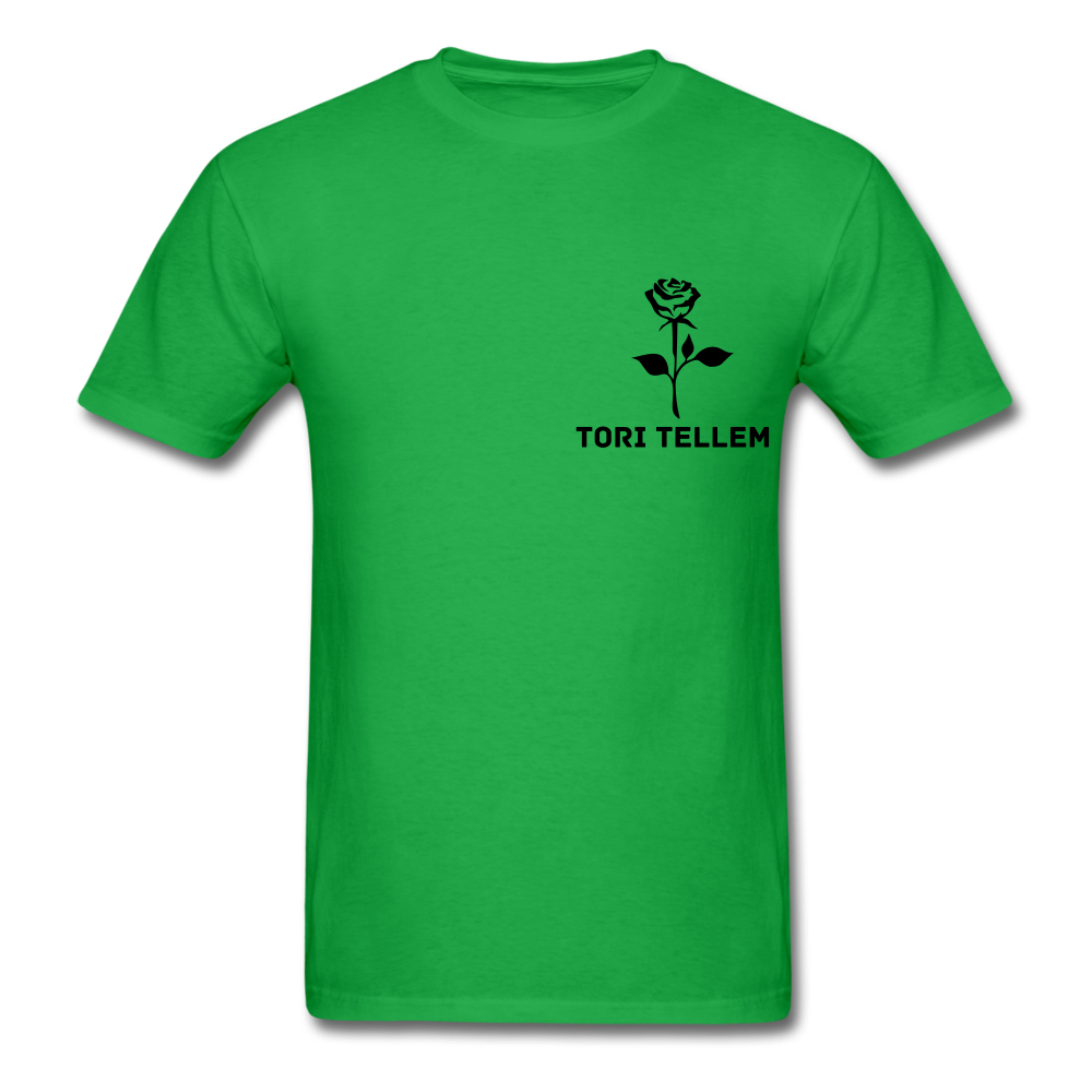 Tori Tellem Rose Unisex Tshirt - bright green