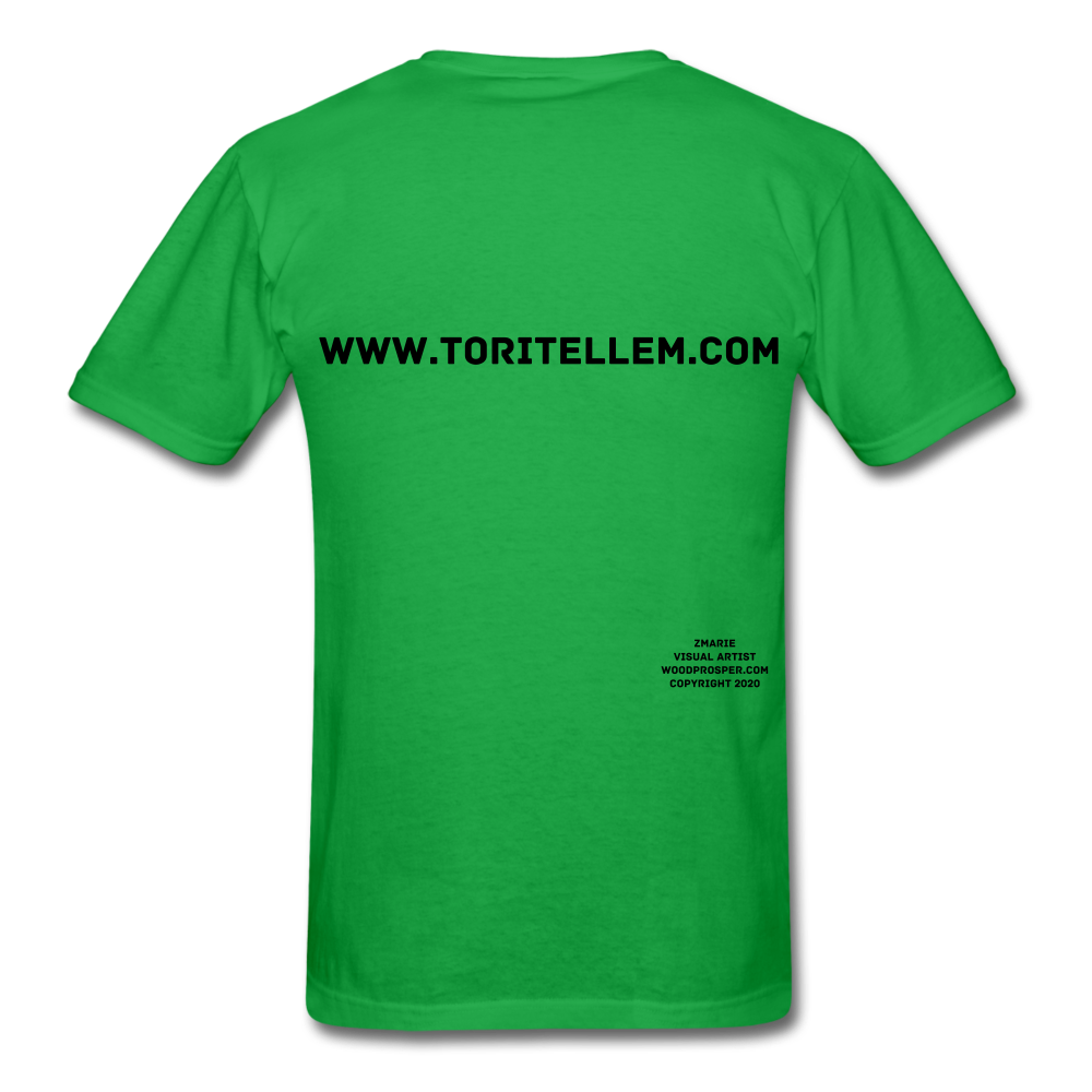 Tori Tellem Rose Unisex Tshirt - bright green