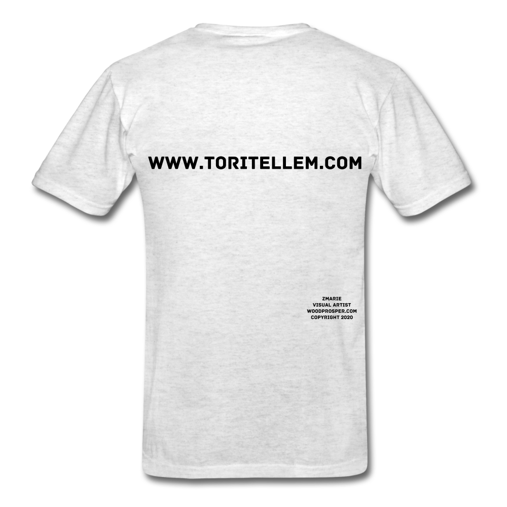Tori Tellem Rose Unisex Tshirt - light heather gray