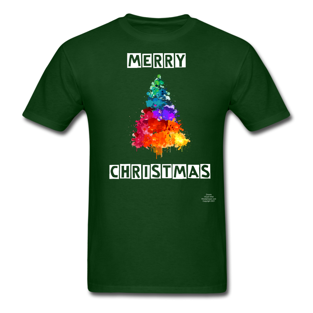 Merry Christmas Unisex Classic T-Shirt - forest green