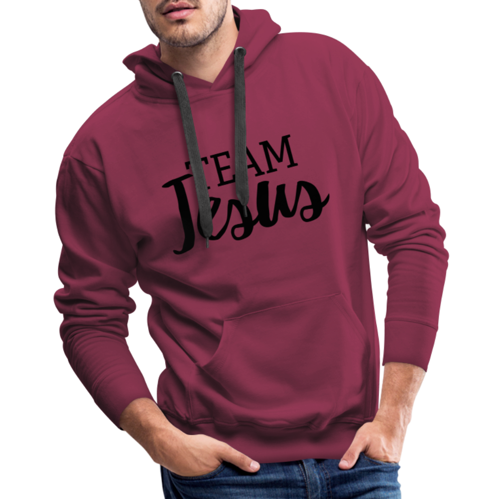 Team Jesus Men’s Premium Hoodie - burgundy