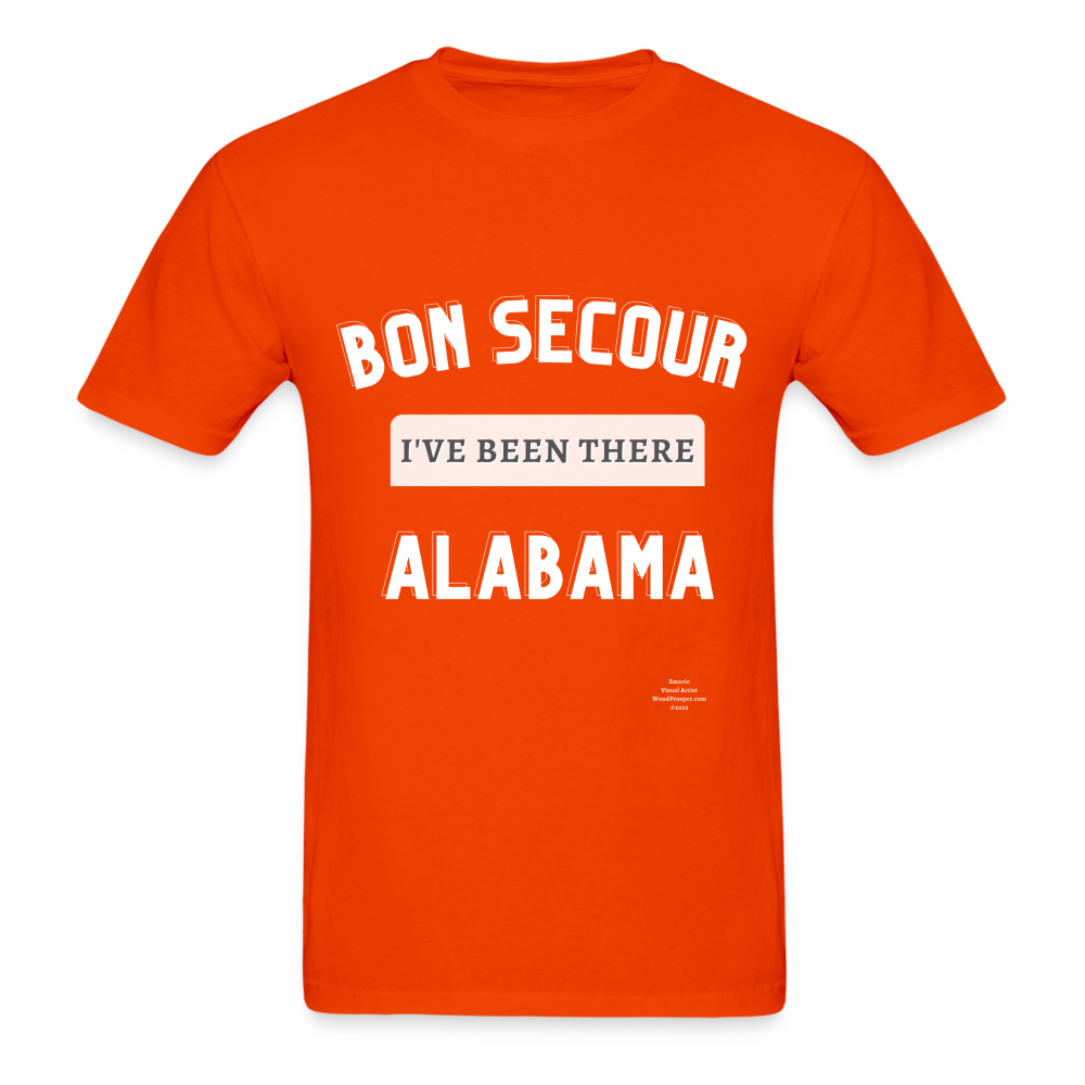 Bon Secour I've Been There Adult T-Shirt - orange
