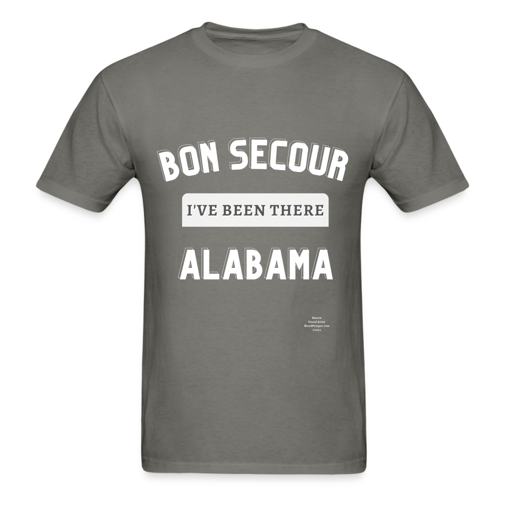 Bon Secour I've Been There Adult T-Shirt - charcoal