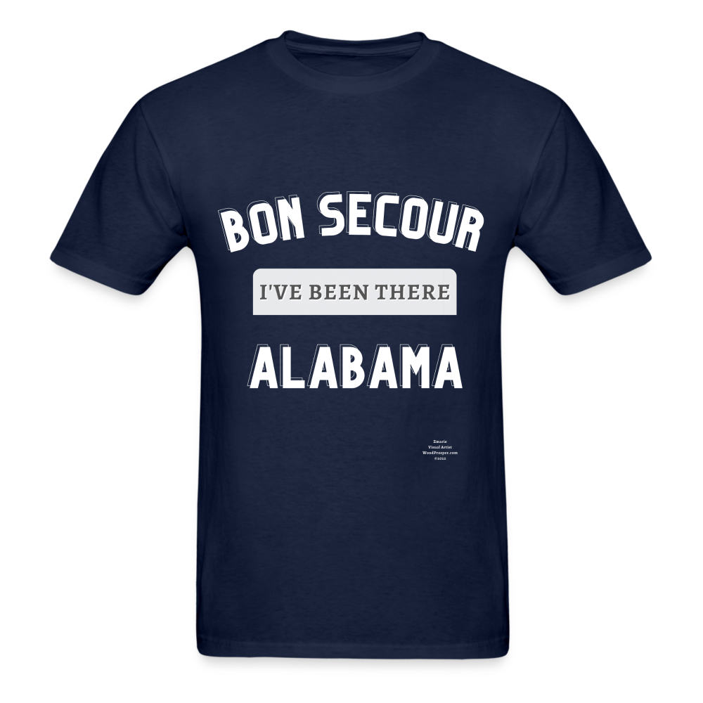 Bon Secour I've Been There Adult T-Shirt - navy