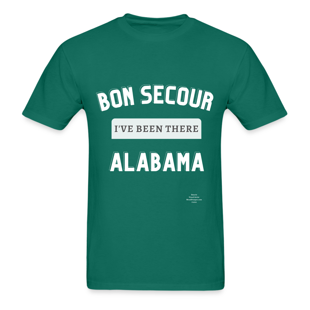 Bon Secour I've Been There Adult T-Shirt - petrol