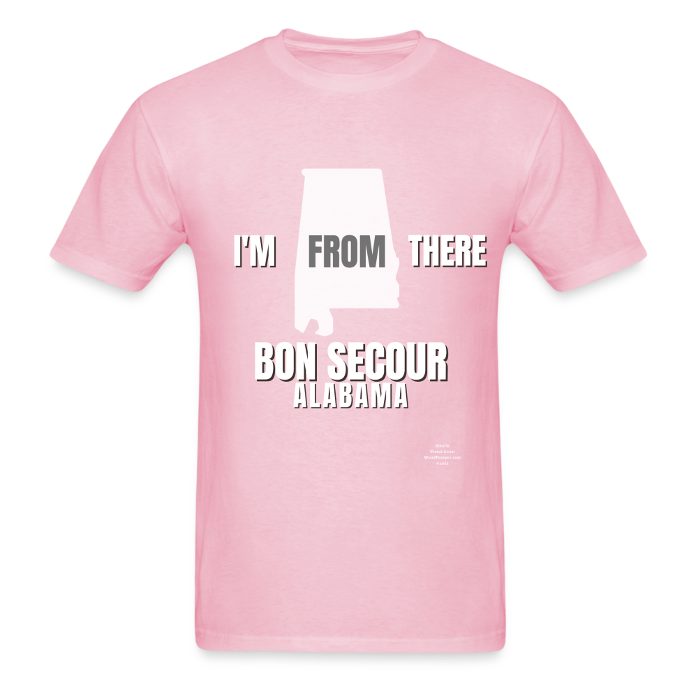 Bon Secour I'm From There Adult T-Shirt - light pink