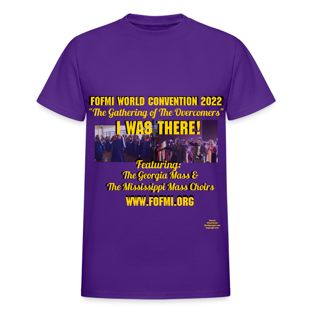 FOFMI World Convention 2022 Adult T-Shirt - purple