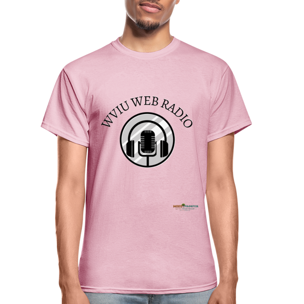 WVIU Web Radio Unisex T-shirt - light pink