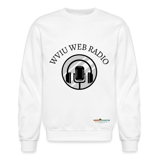 WVIU Web Radio Unisex Sweatshirt - white