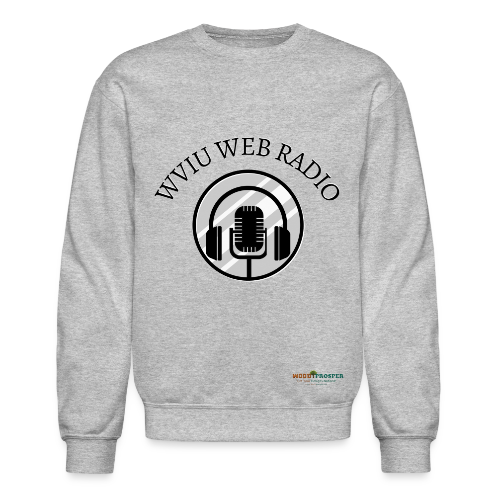 WVIU Web Radio Unisex Sweatshirt - heather gray