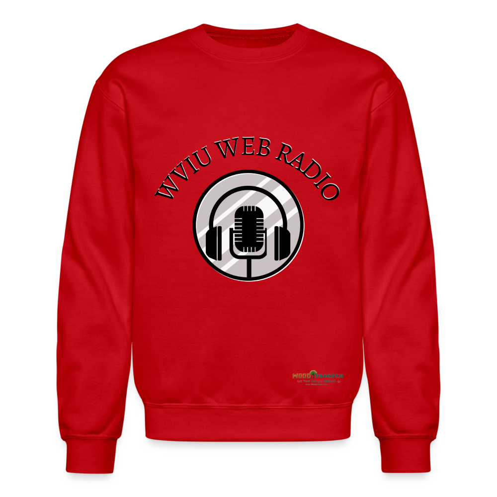WVIU Web Radio Unisex Sweatshirt - red