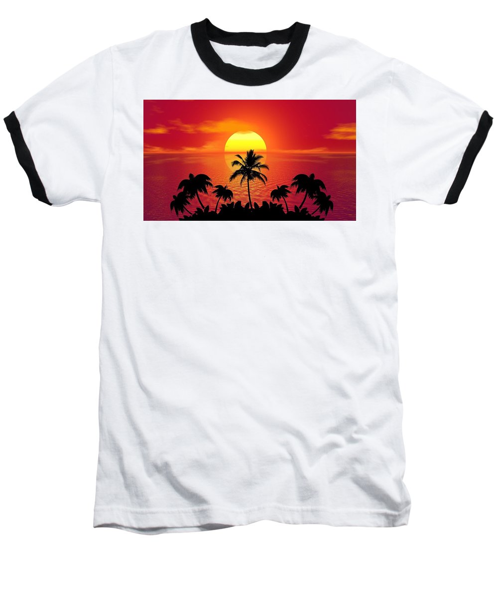 Sunset - Baseball T-Shirt